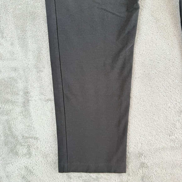 Eileen Fisher Pants Womens Medium 32x27‎ Black Crepe Stretch Workwear Minimalist - Picture 12 of 16